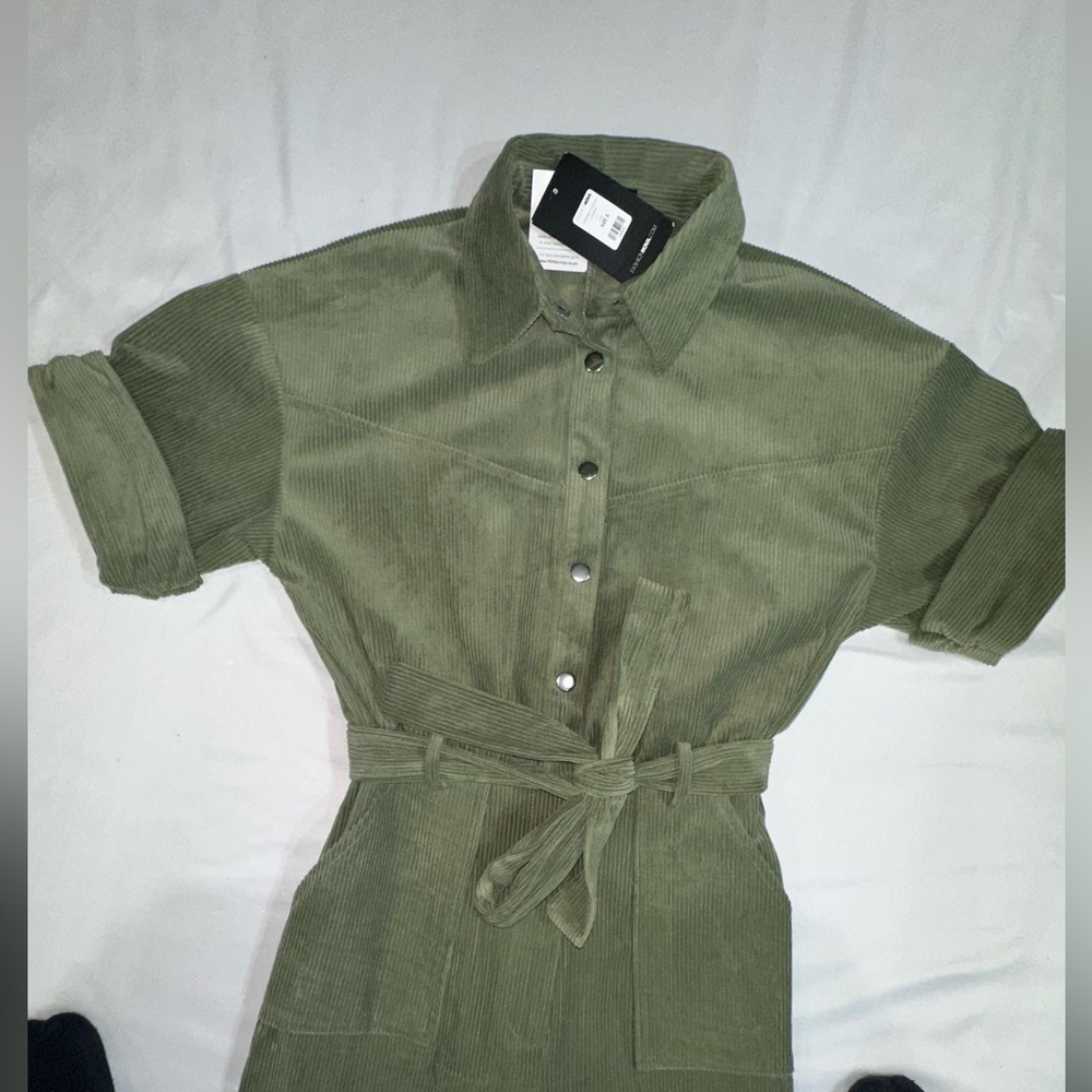 Fashion Nova Olive Green Jumpsuit